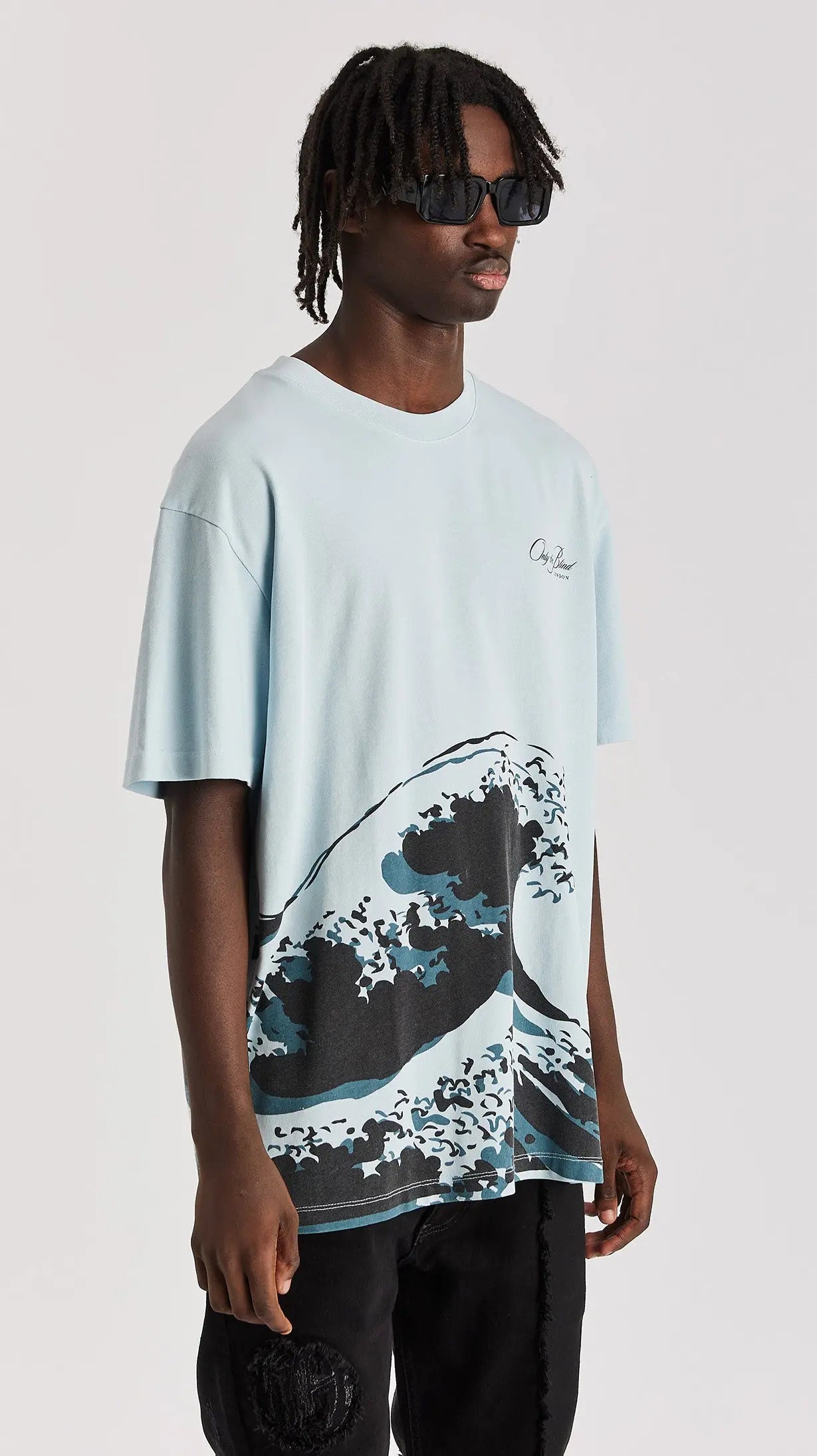 STONEWASHED WAVE T-SHIRT