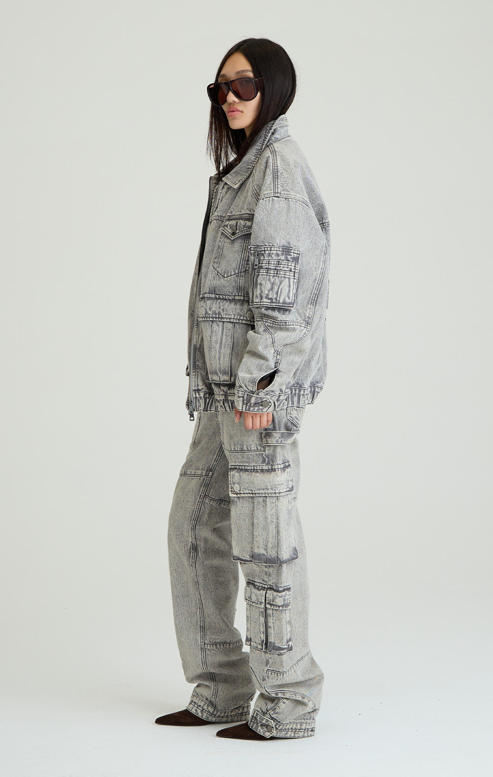 Silver Rock Denim Cargo Jeans