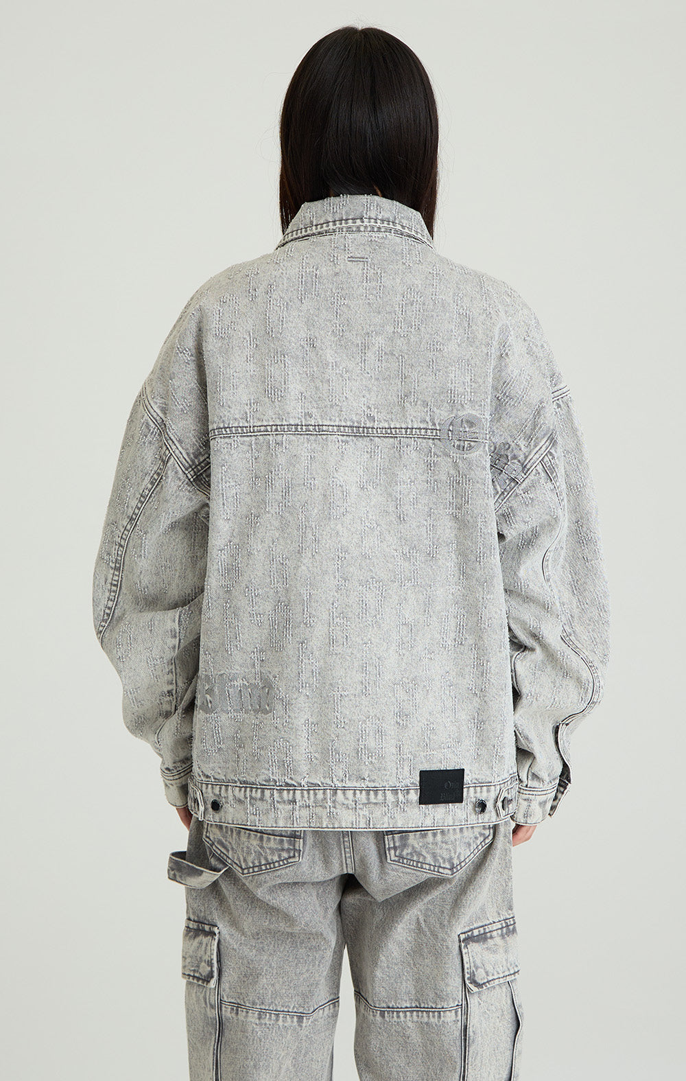 Graue Sonnenfinsternis -Jeansjacke