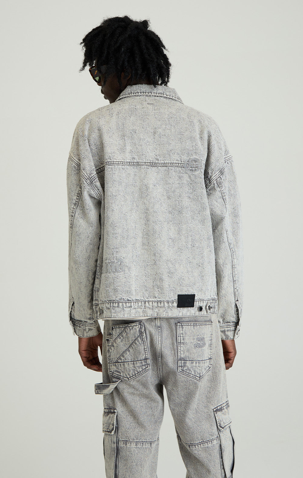 Graue Sonnenfinsternis -Jeansjacke