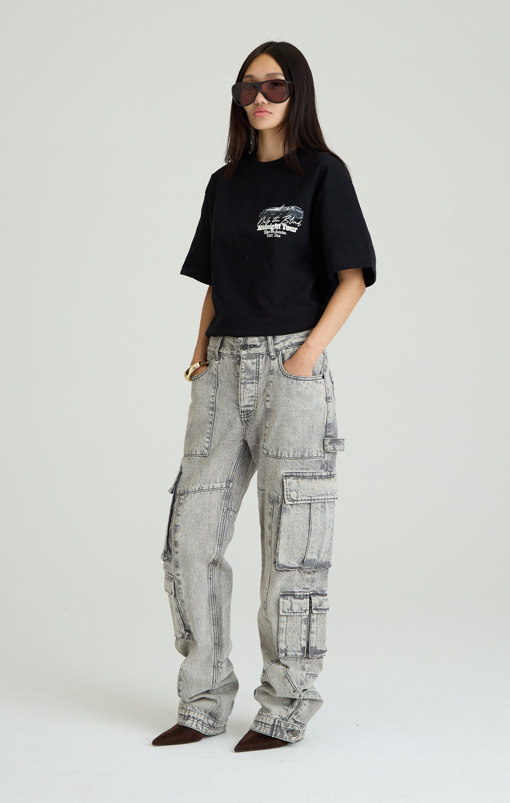 Silver Rock Denim Cargo Jeans