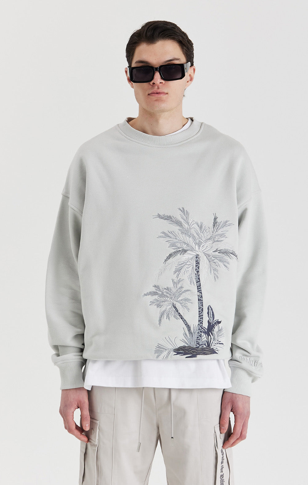 Lunar Rock Palm Crewneck