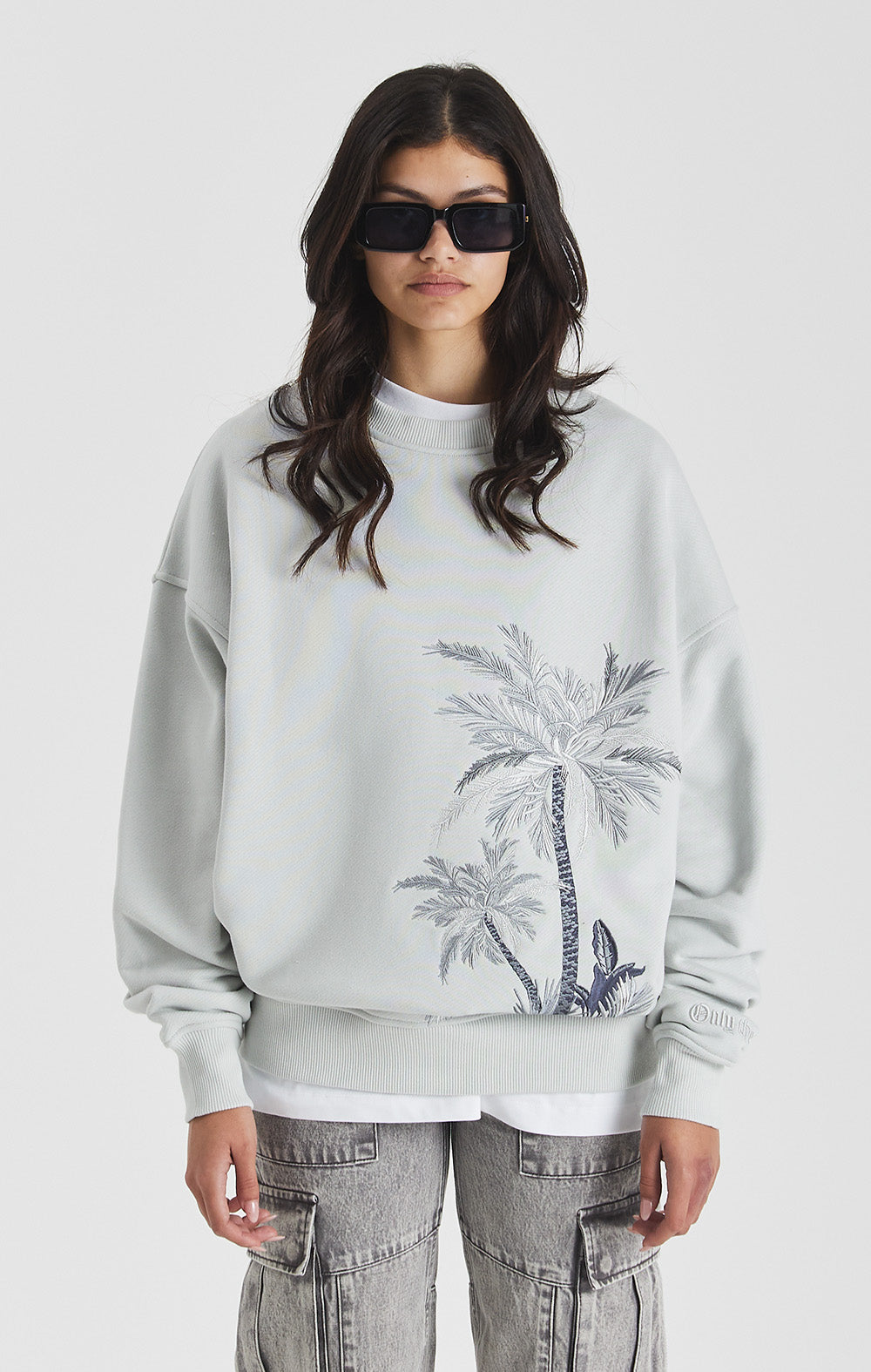 Lunar Rock Palm Crewneck