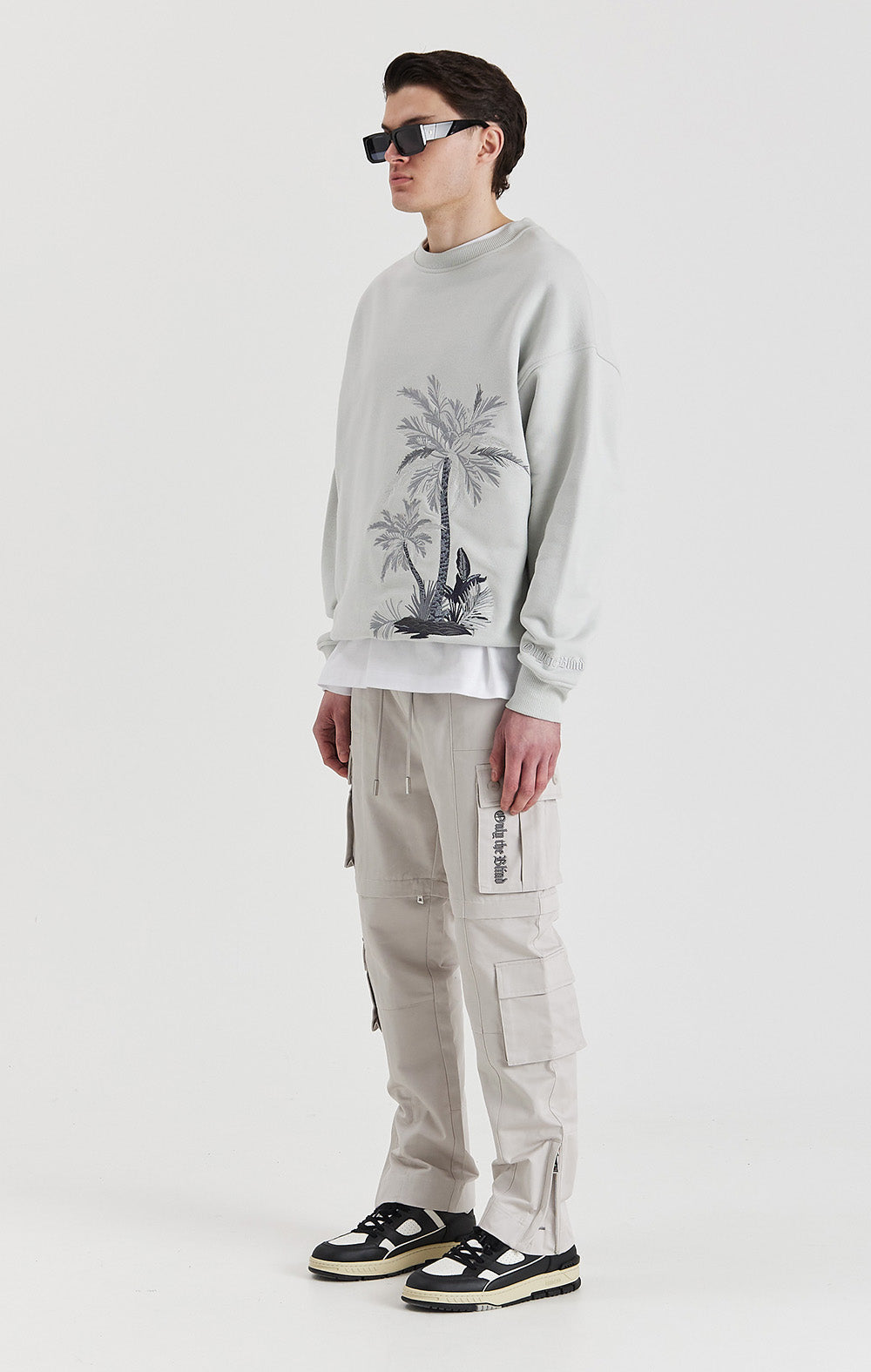 Lunar Rock Palm Crewneck