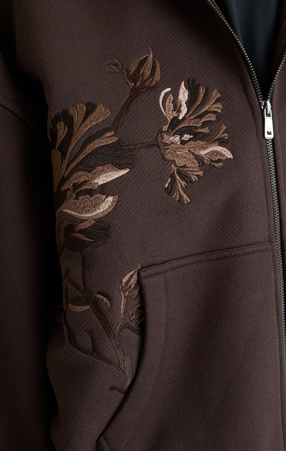 FADING BLOOM ZIP HOODIE