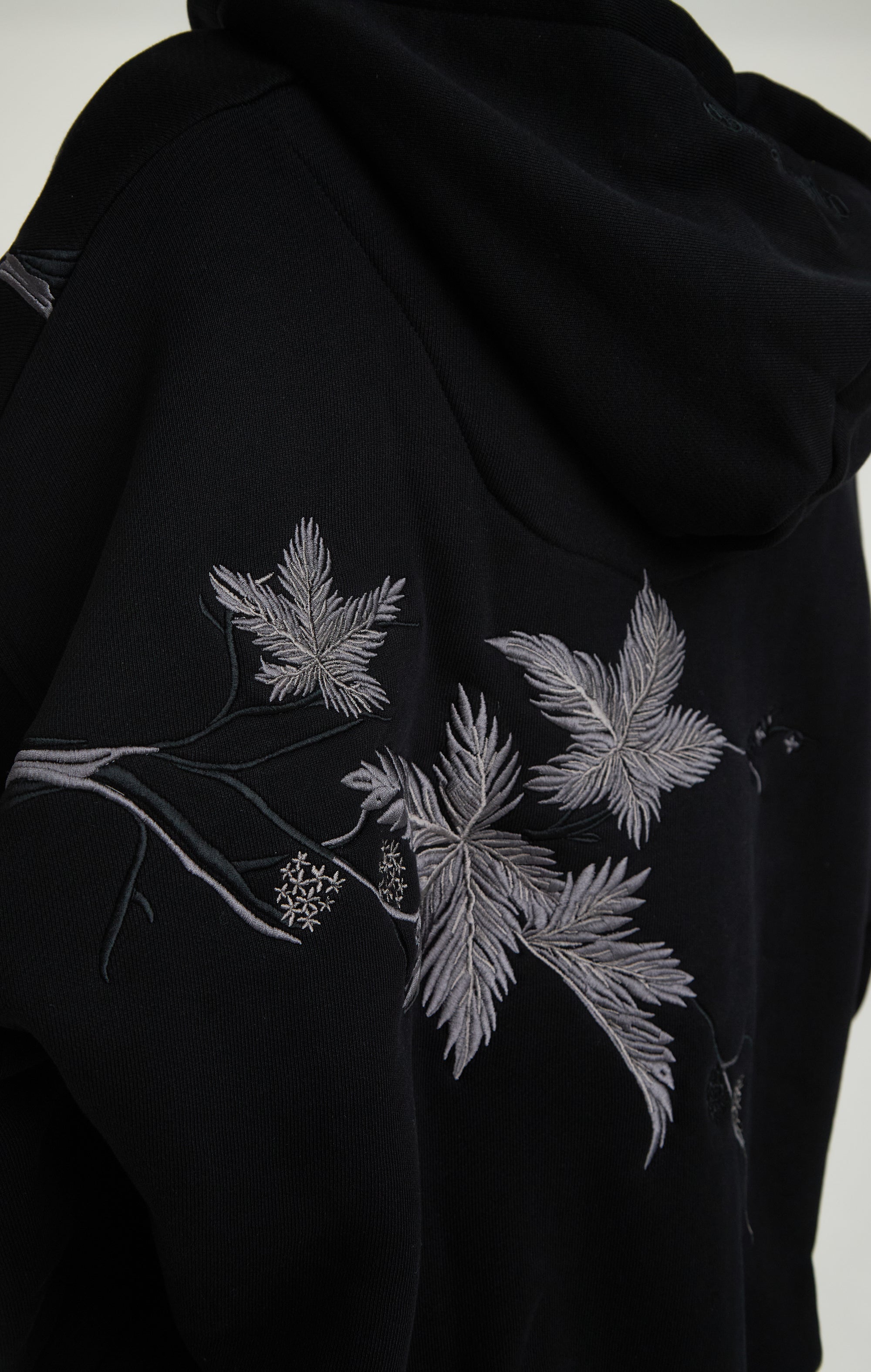 Mitternacht Hawthorn Reißverschluss Hoodie