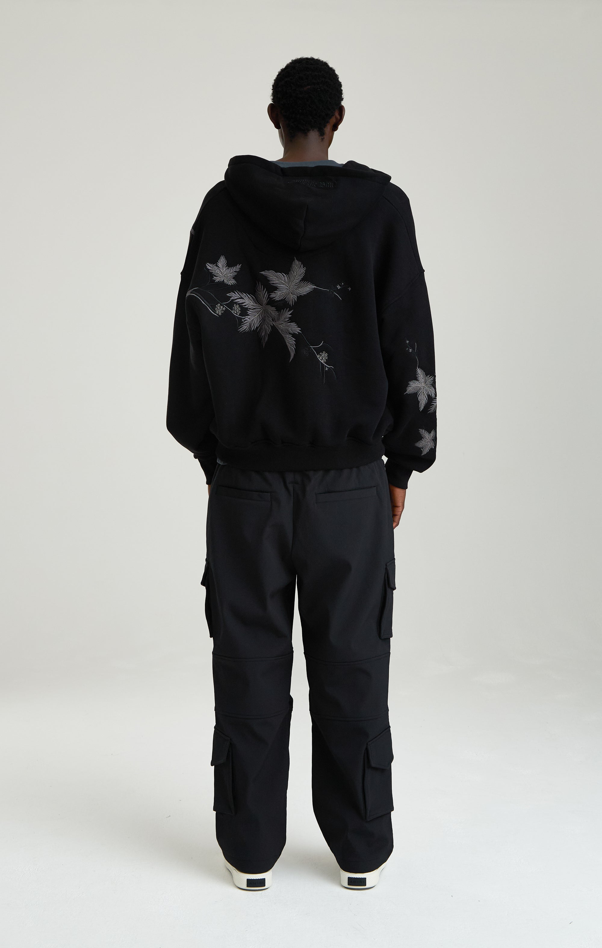 Mitternacht Hawthorn Reißverschluss Hoodie