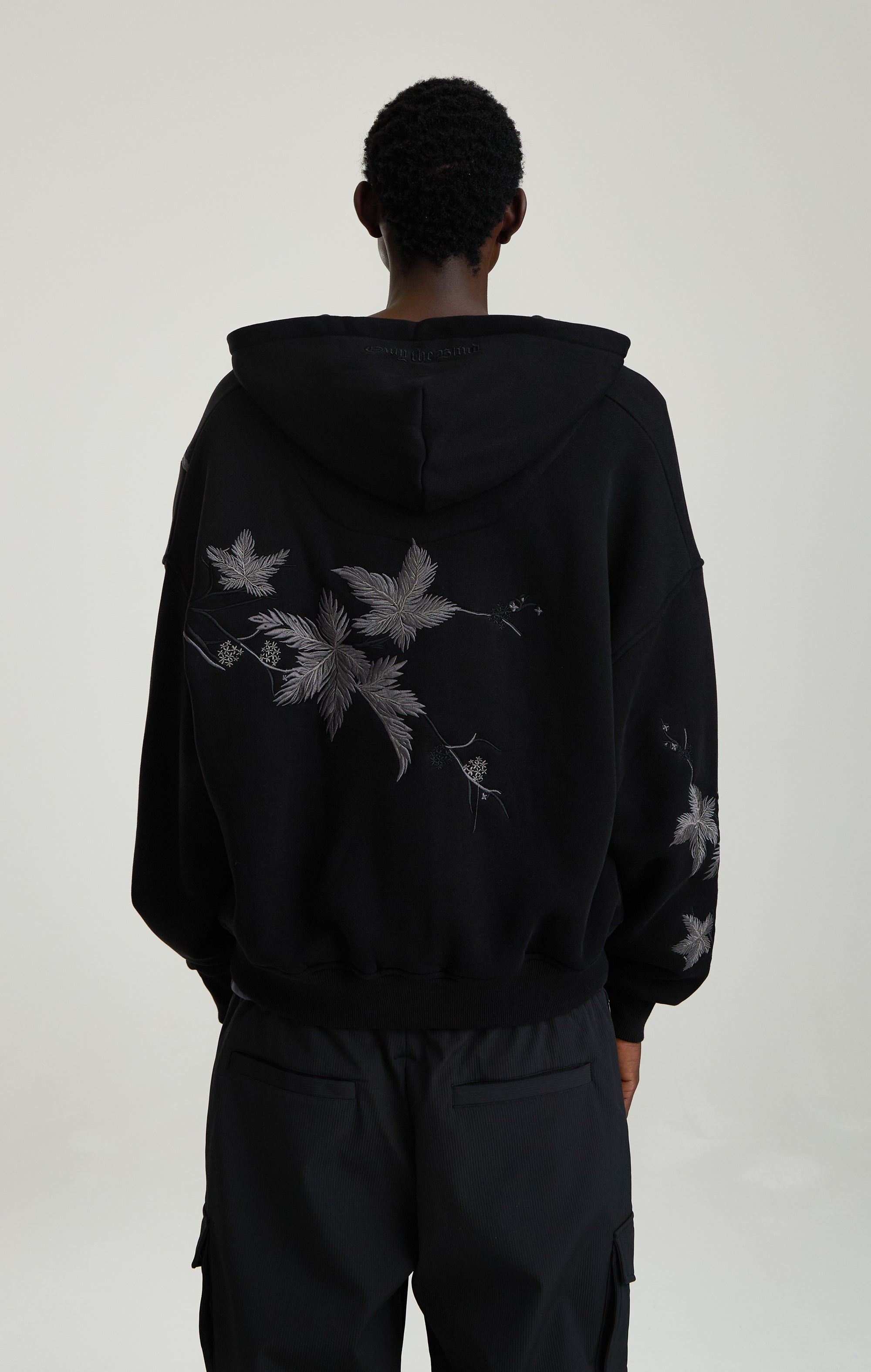 Mitternacht Hawthorn Reißverschluss Hoodie