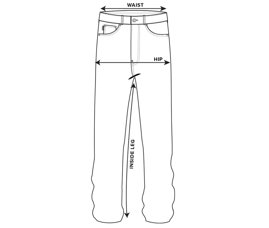 How to measure: Reverie Crest Pant · AW26