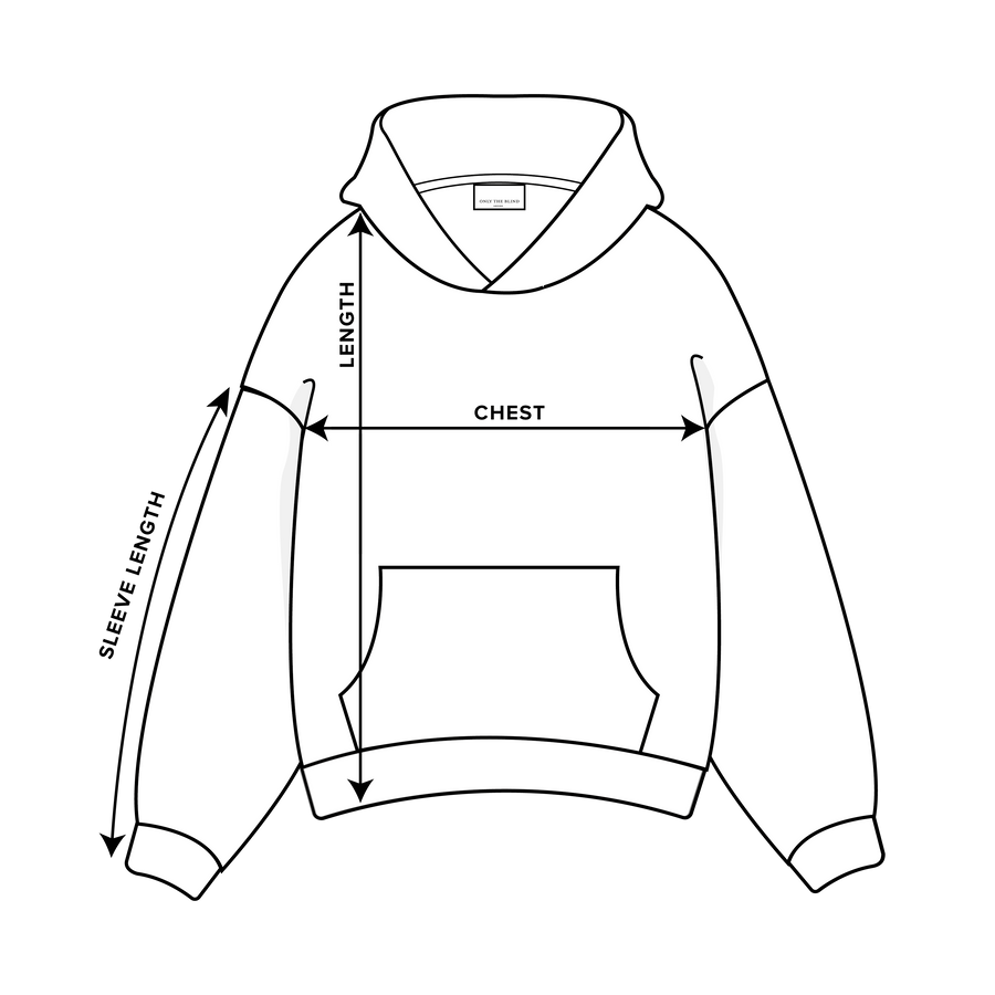 How to measure: Oversized Hoodie · SS26