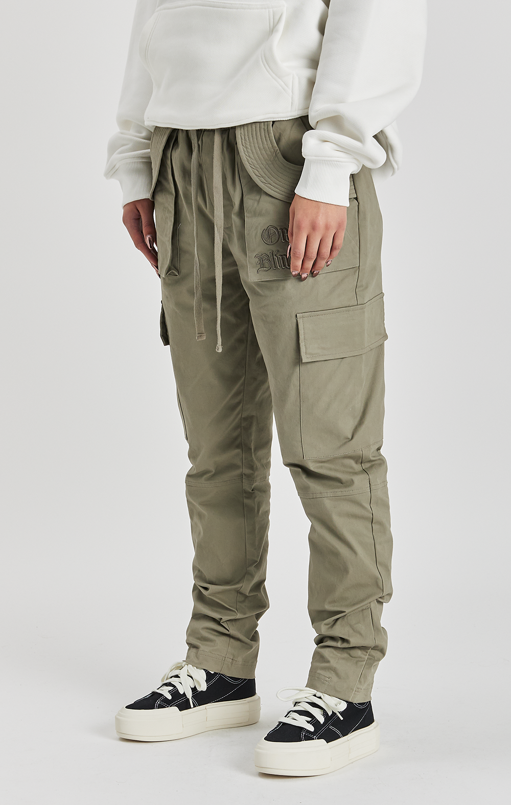 KHAKI TWILL CARGO PANT