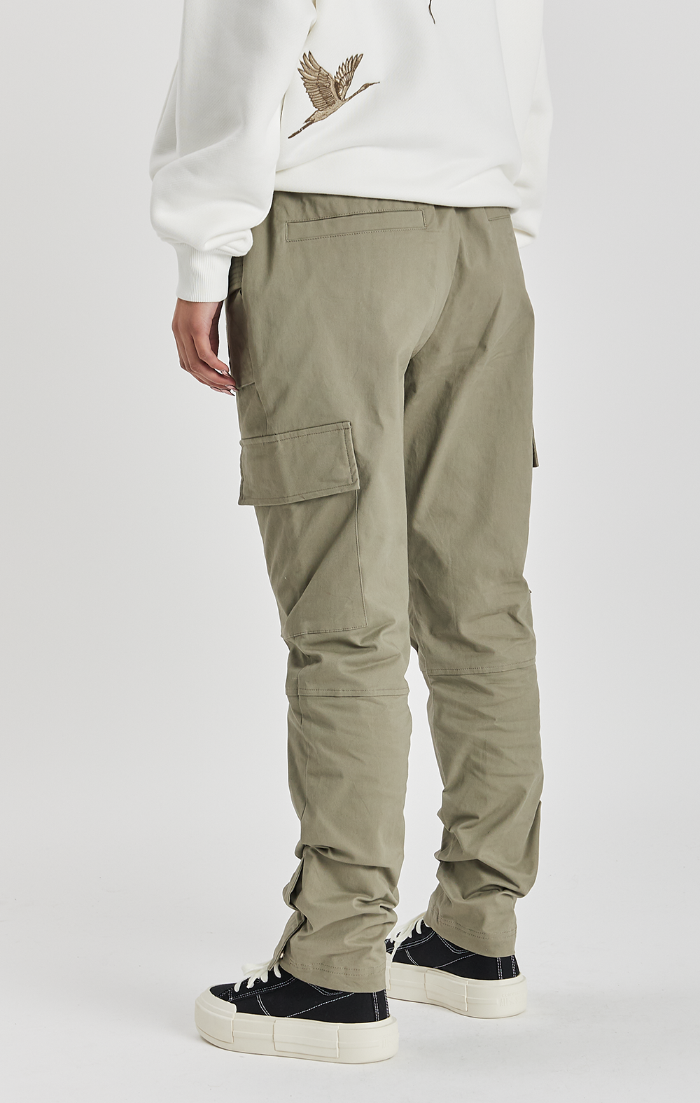 KHAKI TWILL CARGO PANT