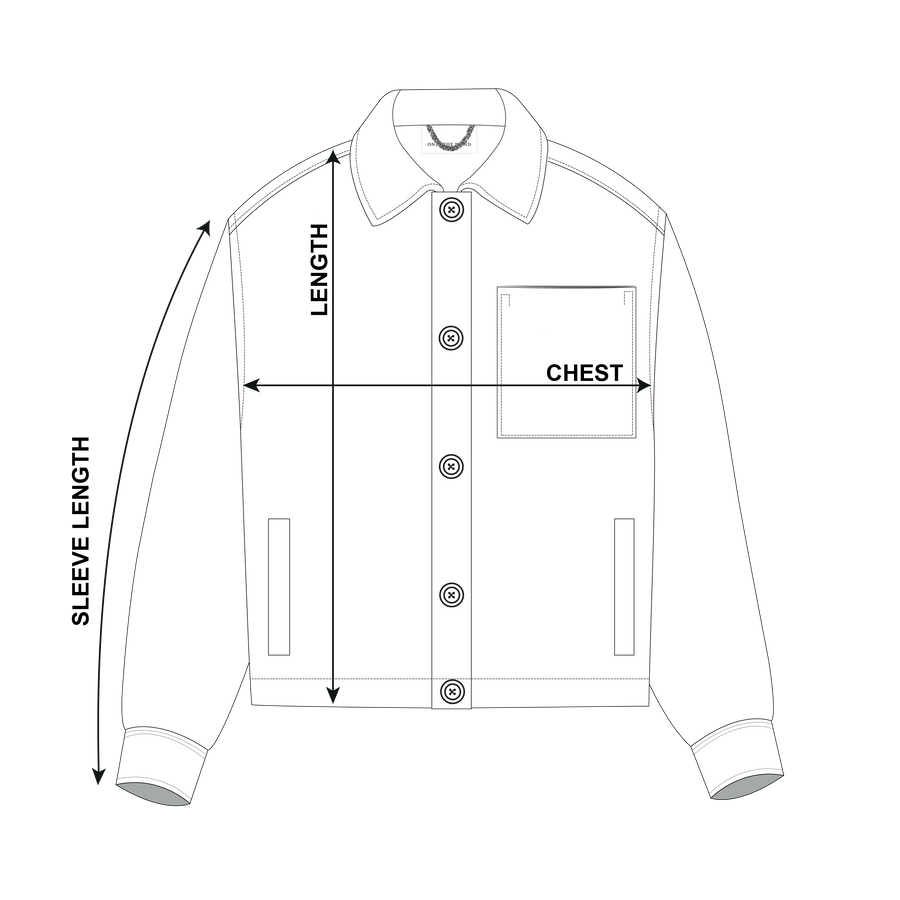 How to measure: Blake's Wool Jacket · AW25