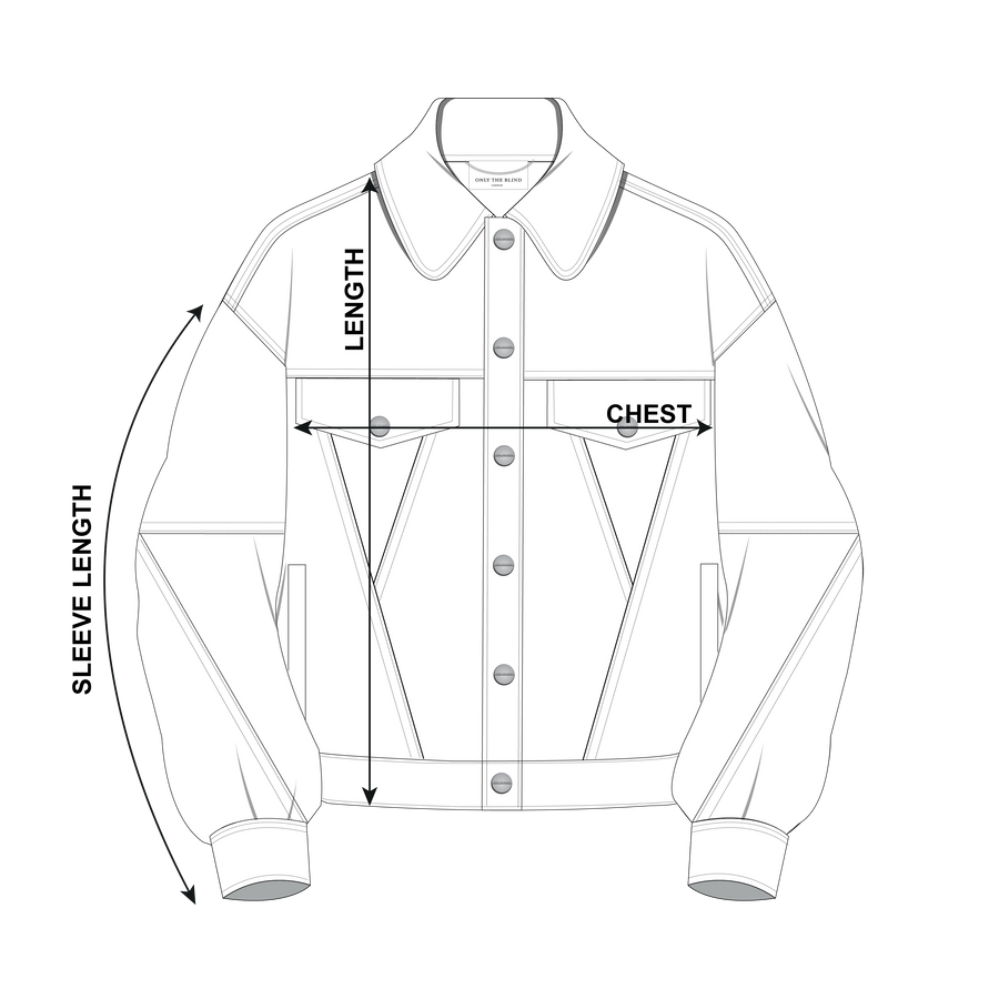 How to measure: Shadow Blossom Jacket · AW25, AW26