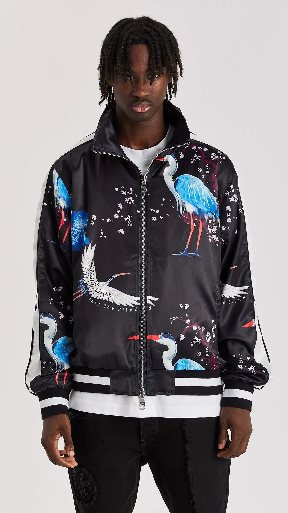 SATIN HERON JACKET