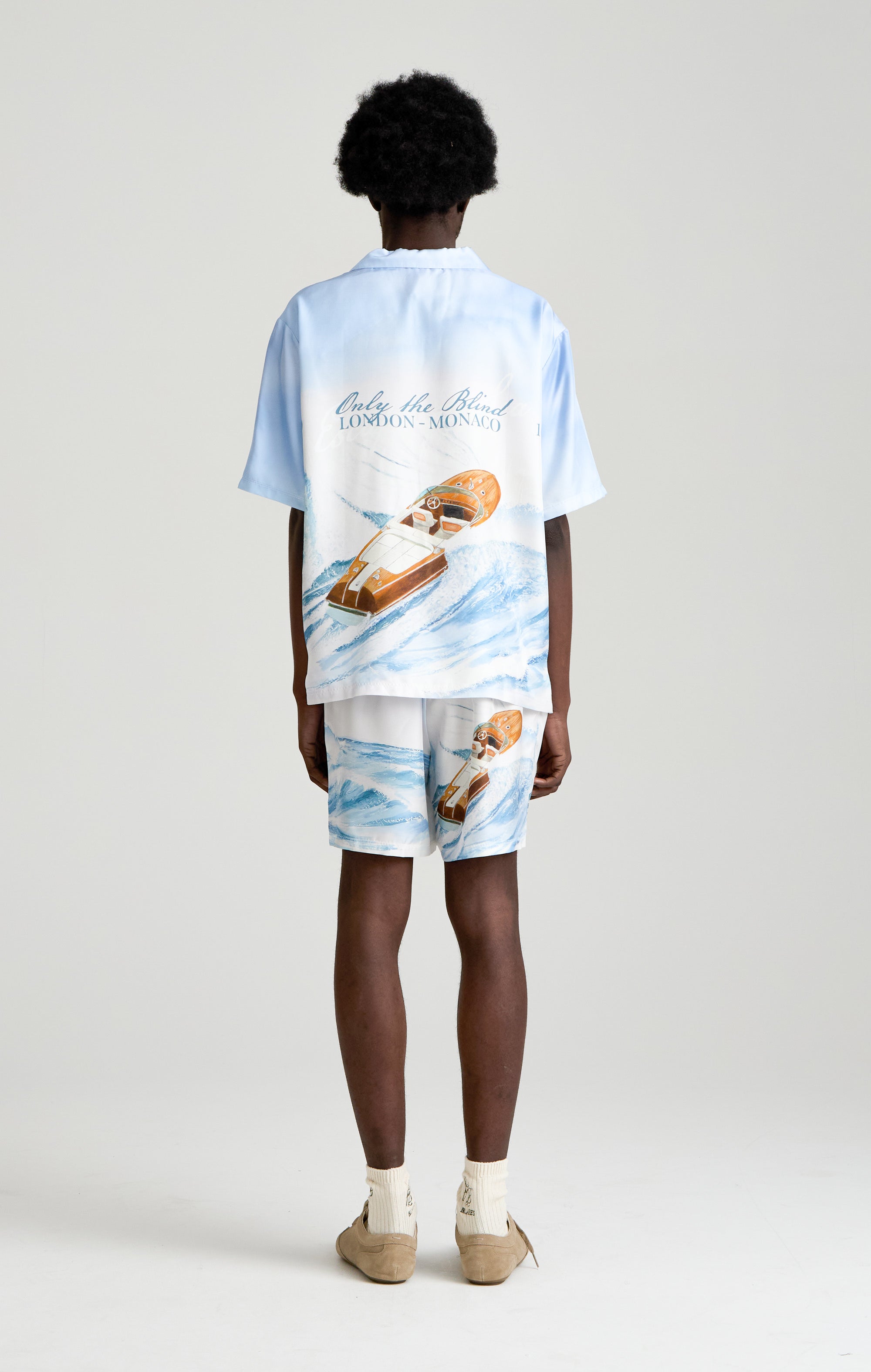 Seide Hemd von Meereswellen