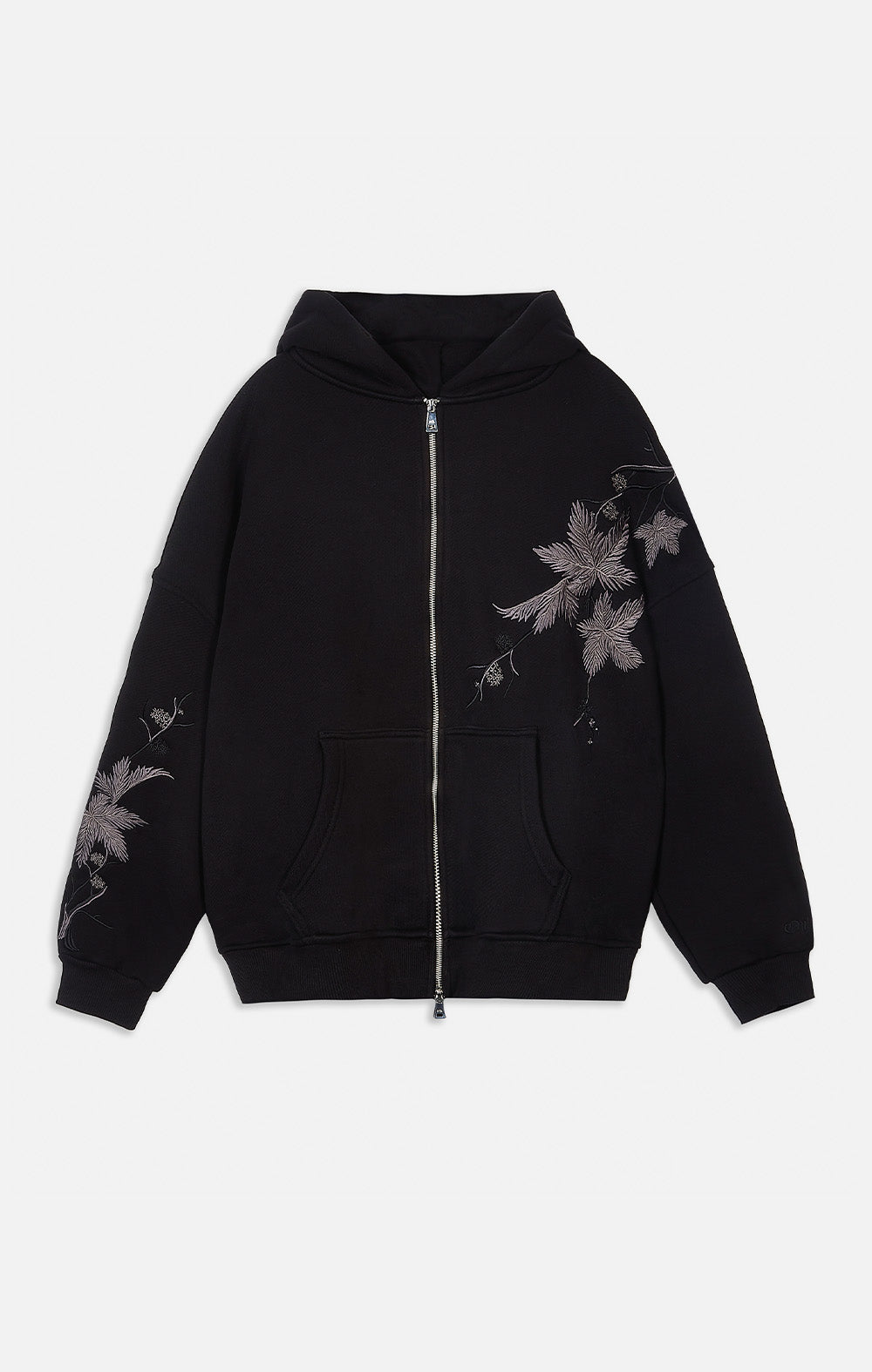Mitternacht Hawthorn Reißverschluss Hoodie