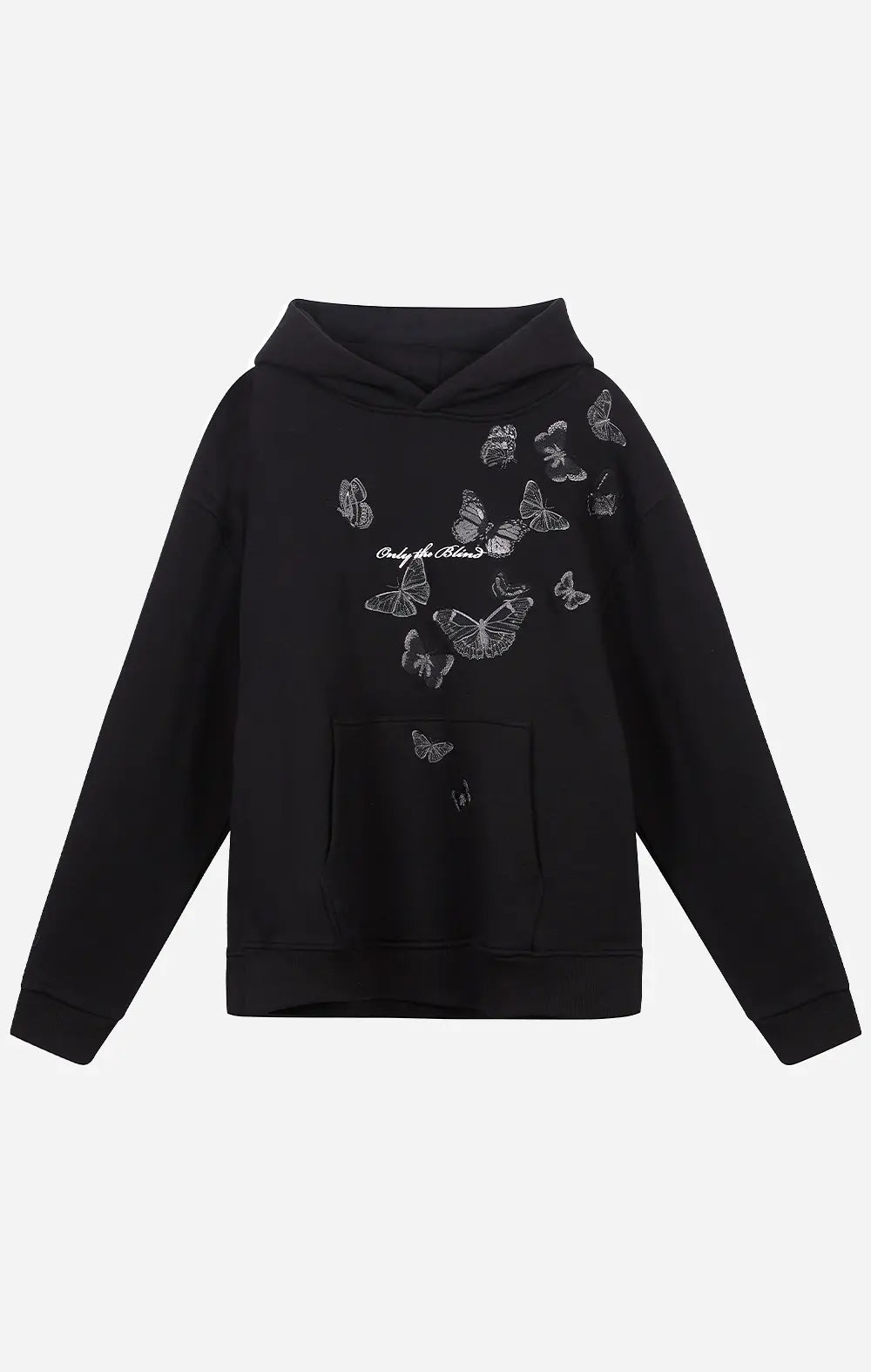 Embroidered Butterfly Hoodie