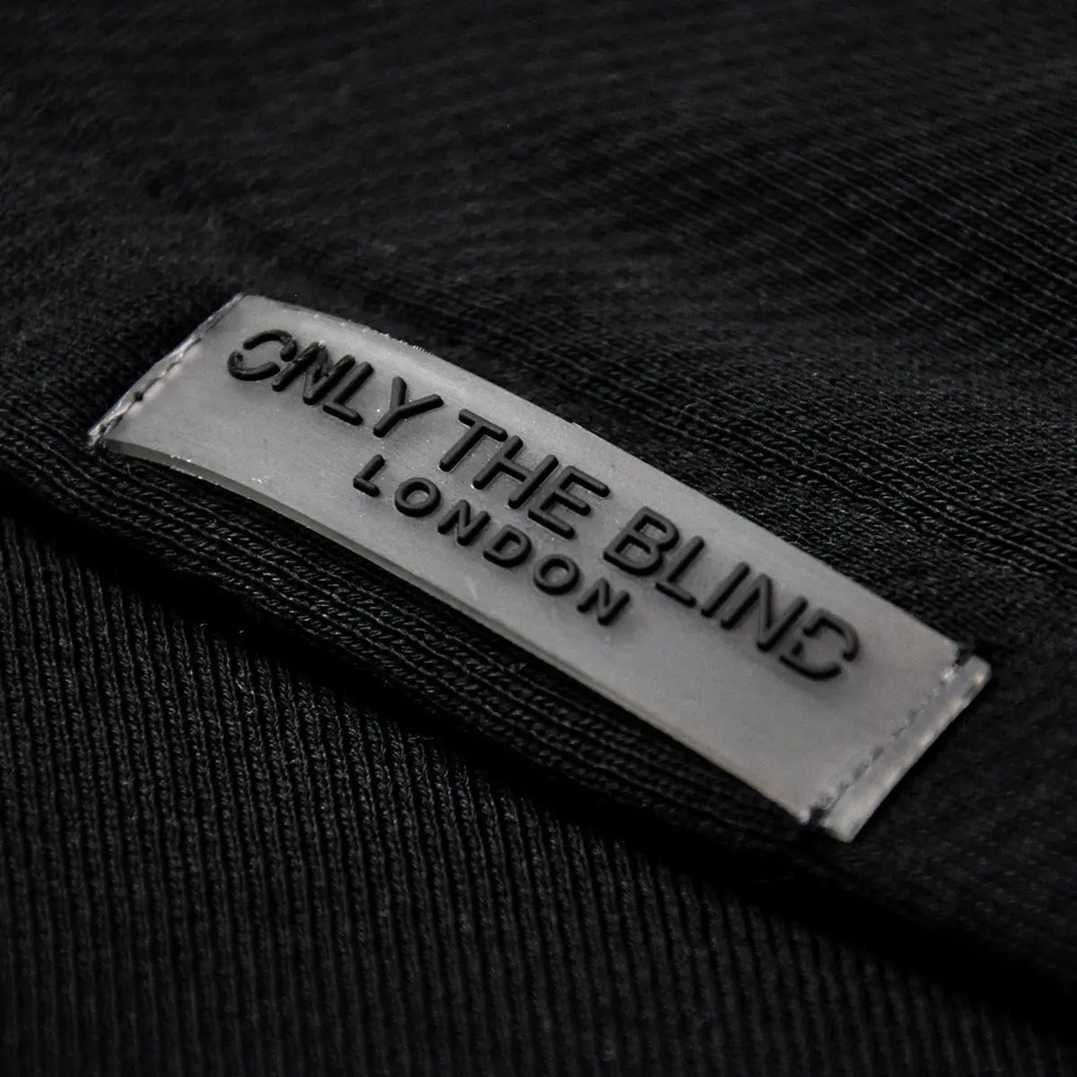 Black Crew Logo Appliqué Sweatshirt ONLY THE BLIND