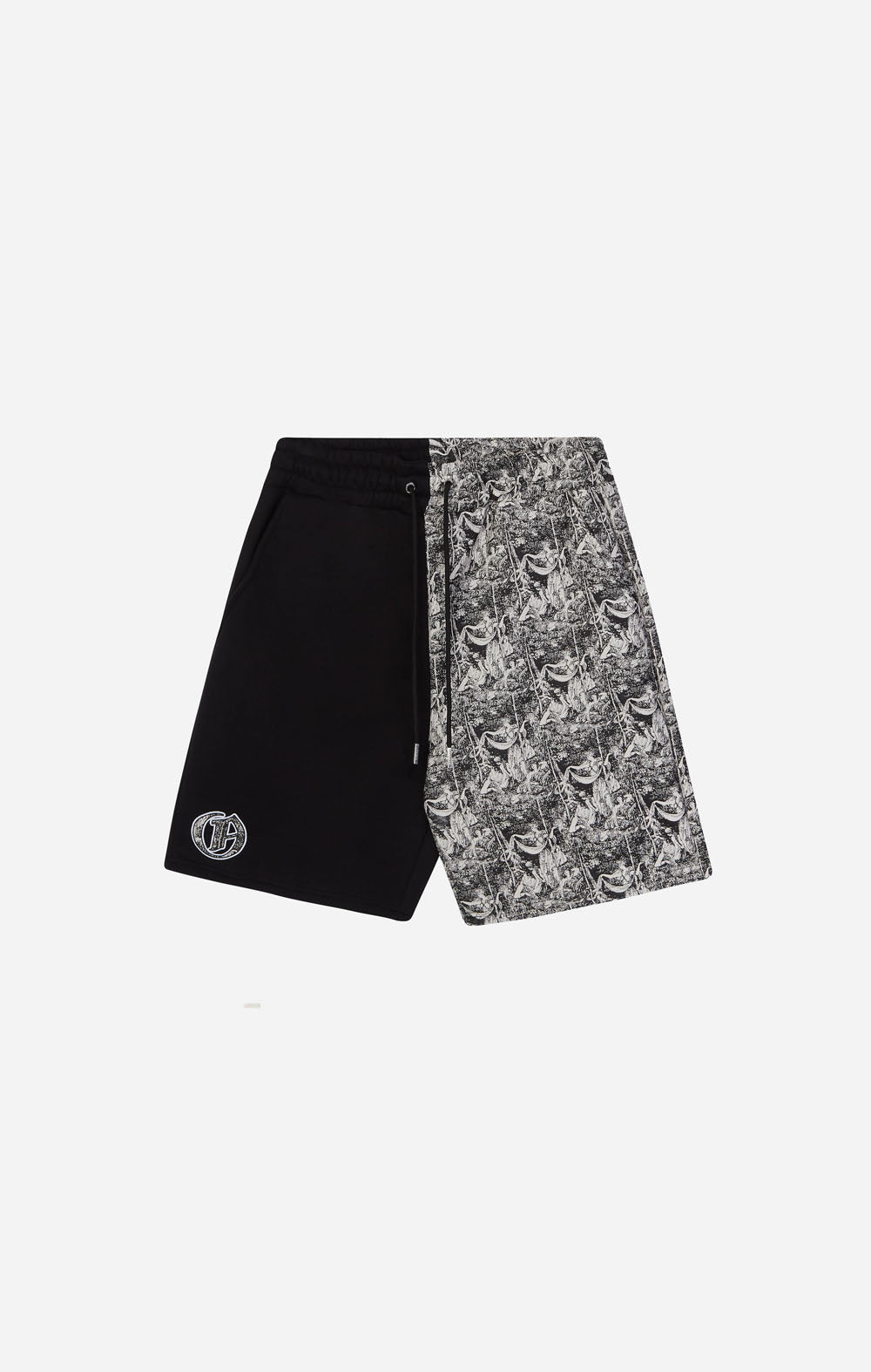 Geteilte Jacquard-Tapisserie-Shorts